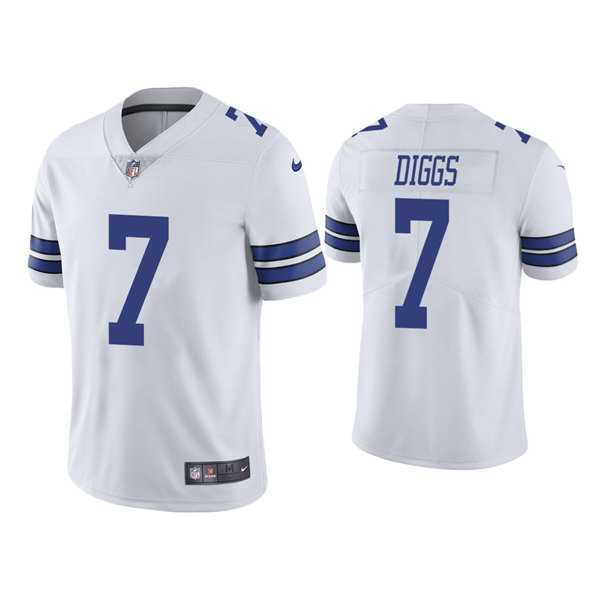 Youth Dallas Cowboys #7 Trevon Diggs White Vapor Untouchable Limited Stitched Jersey->youth nfl jersey->Youth Jersey